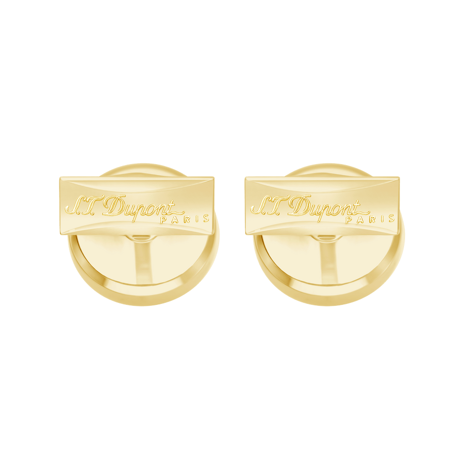 Boutons De Manchette SAINT DUPONT Vintage - Paris, Made In England - En Acier, Très Bel état