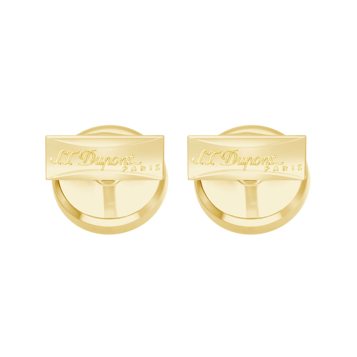 Boutons de manchette noirs et dorés Accessoires_QTF Accessories collection_cufflinks 2 - S.T. Dupont France