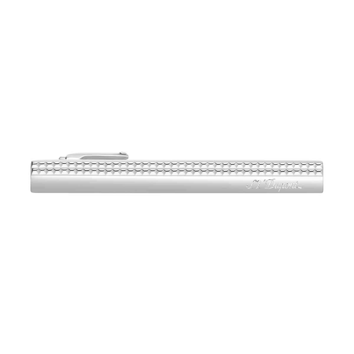 Pince à cravate pointe de diamant palladium Accessories back_to_school color_silver 1 - S.T. Dupont France