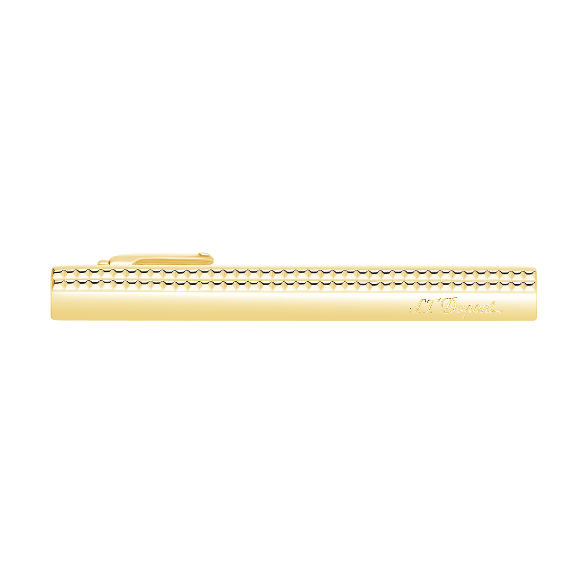 Pince à cravate pointe de diamant dorée Accessories back_to_school backtoschool25 1 - S.T. Dupont France