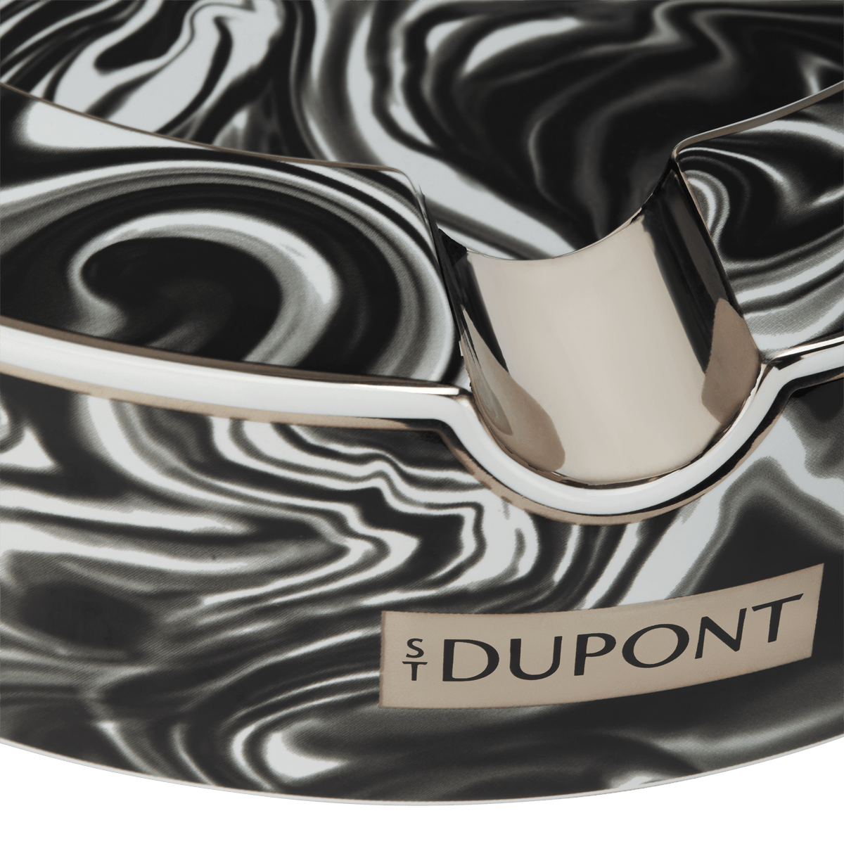 Porcelaine art - of - fire Collection_Ashtray color_black 3 - S.T. Dupont France