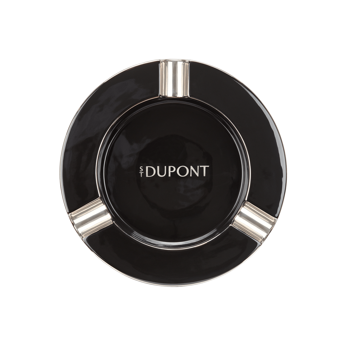 Porcelaine art - of - fire Collection_Ashtray color_black 1 - S.T. Dupont France