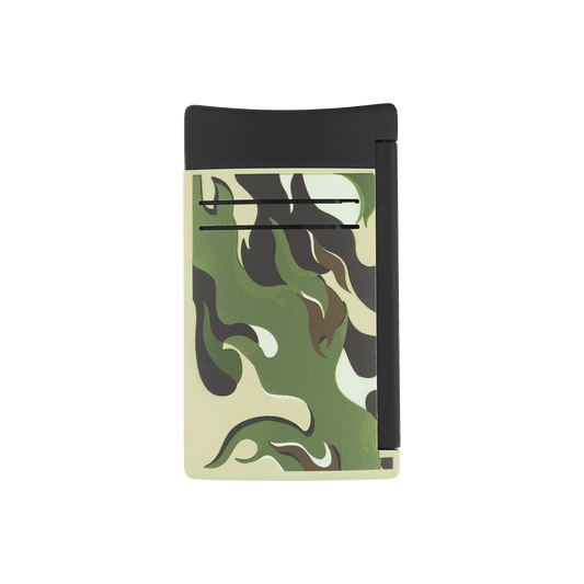 Briquet Mat art - of - fire Collection_Camo color_green 1 - S.T. Dupont France