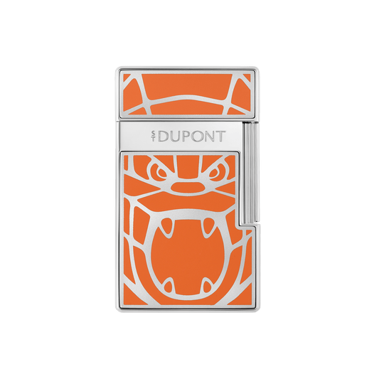 Briquet Laqué color_orange father's day flame_blue 1 - S.T. Dupont France