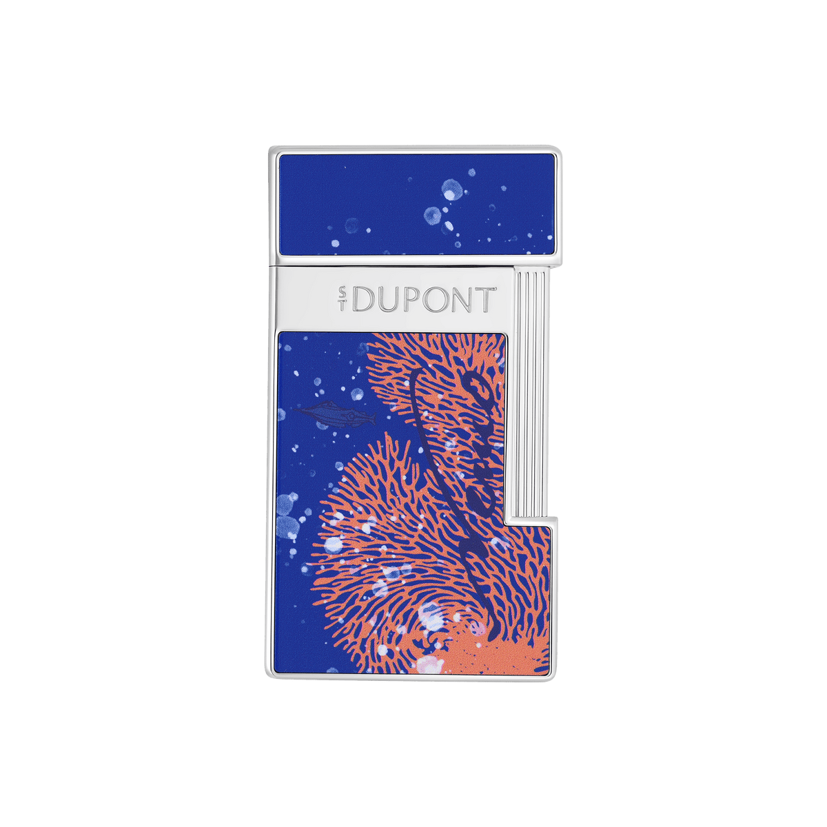 Briquet laqué art - of - fire Collection_20000 - Lieues - sous - les - mers color_royal - blue 1 - S.T. Dupont France
