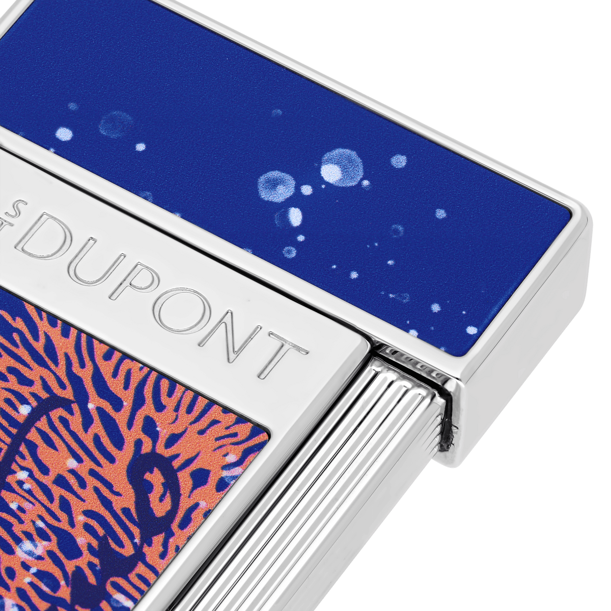 Briquet laqué art - of - fire Collection_20000 - Lieues - sous - les - mers color_royal - blue 2 - S.T. Dupont France