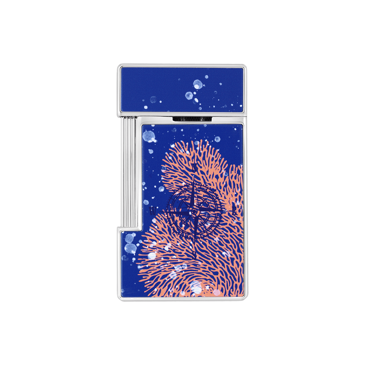 Briquet laqué art - of - fire Collection_20000 - Lieues - sous - les - mers color_royal - blue 3 - S.T. Dupont France