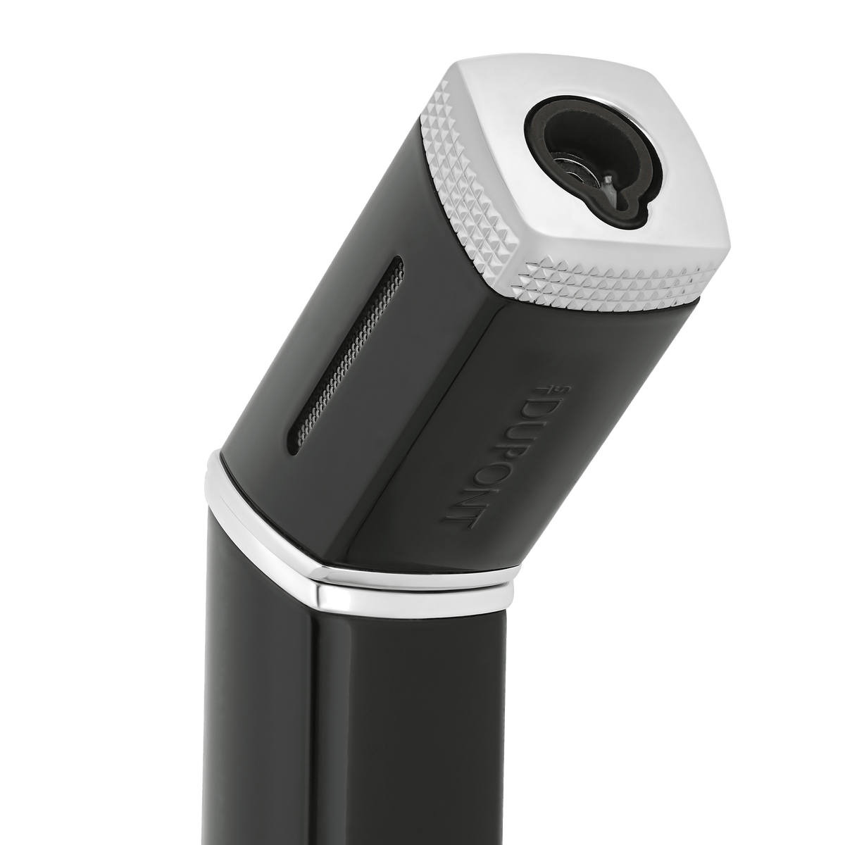 Briquet Laqué Collection_Lighters color_black color_silver 2 - S.T. Dupont France