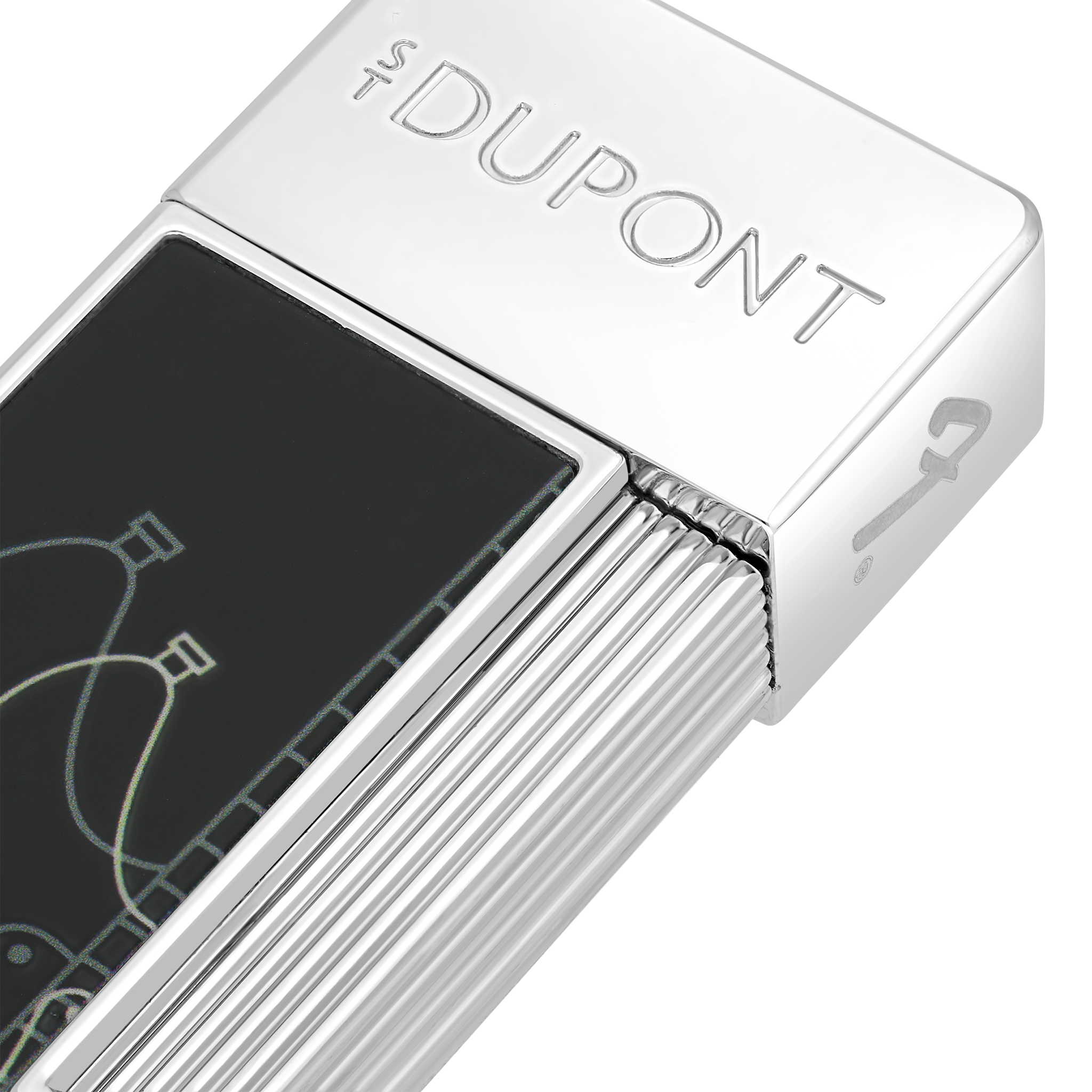 Briquet laqué