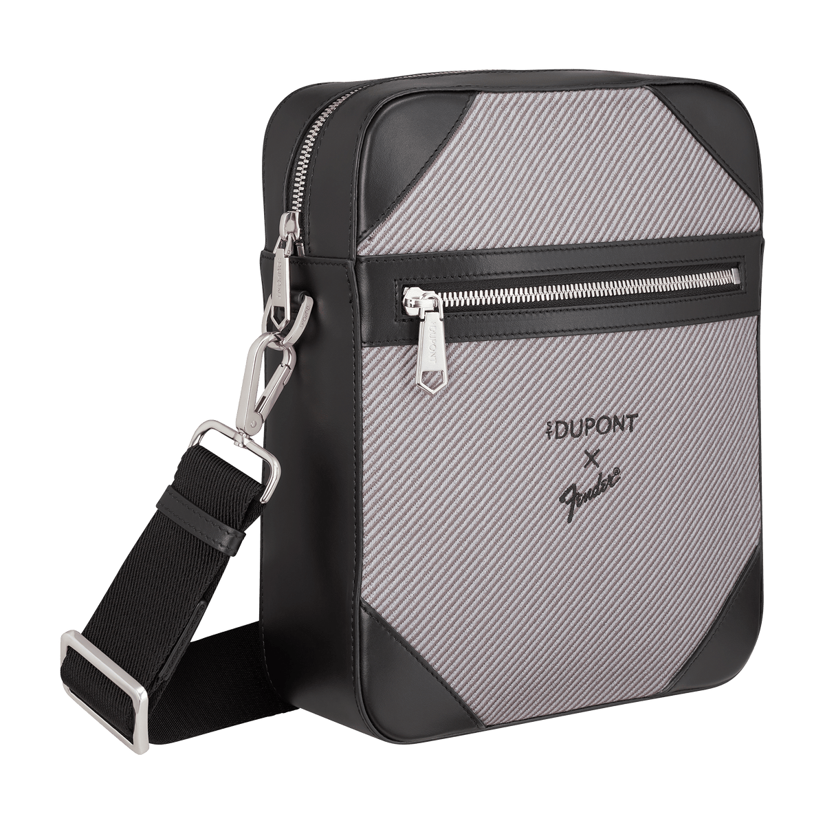 Cuir et toile color_grey gender_man Leather goods 3 - S.T. Dupont France