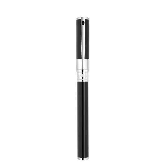 Stylo Bille D-Initial Noir Chrome - ST Dupont - Aux Trois Archers