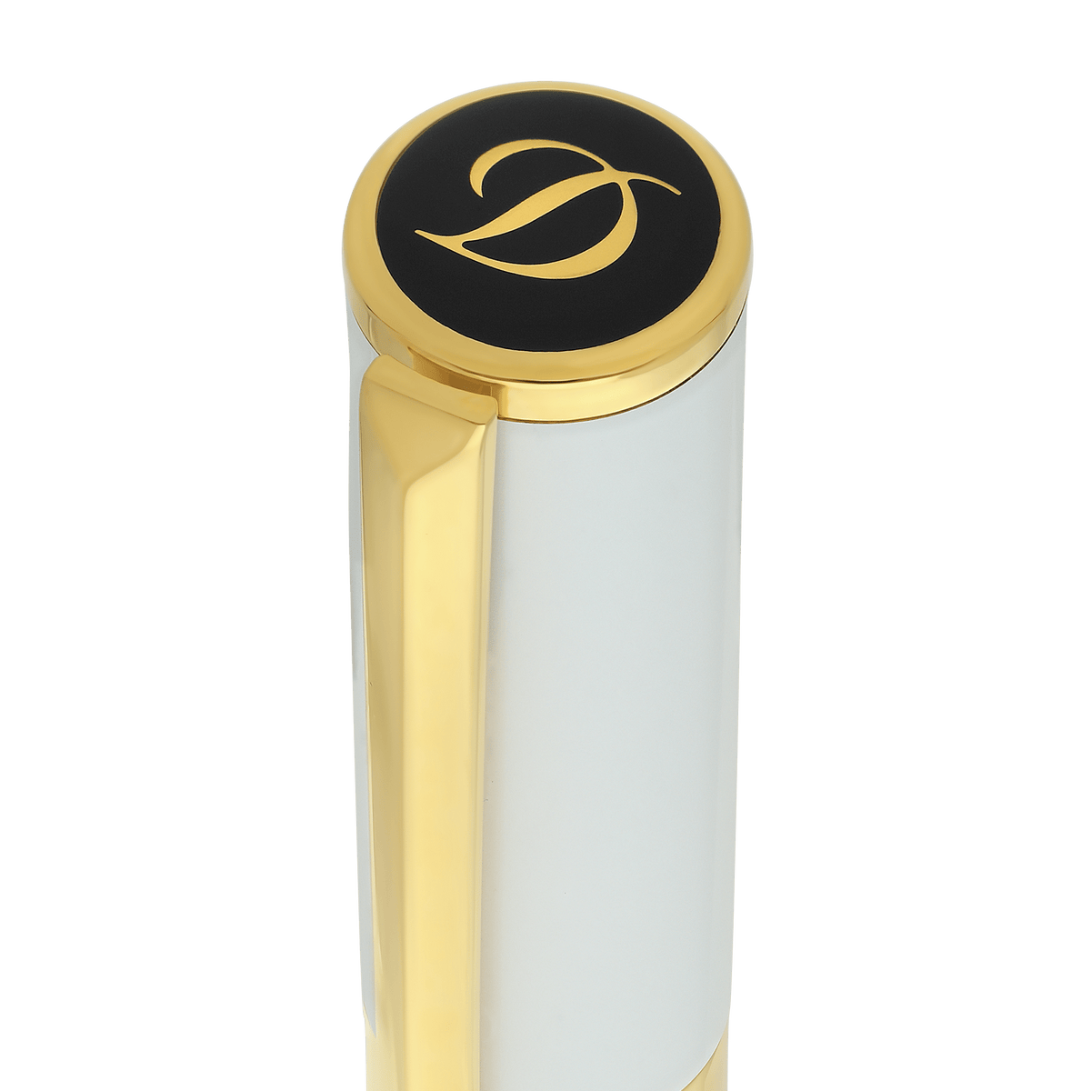 Stylo plume badge_customizable collection_d - initial color_white 4 - S.T. Dupont France