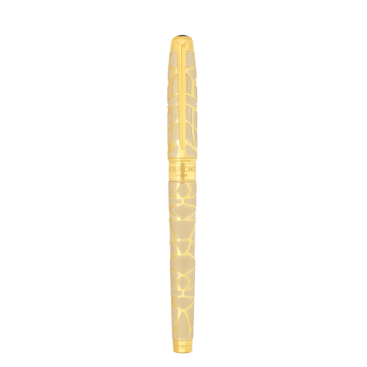 Stylo plume color_golden Limited - edition_Orlinski material_brass 3 - S.T. Dupont France
