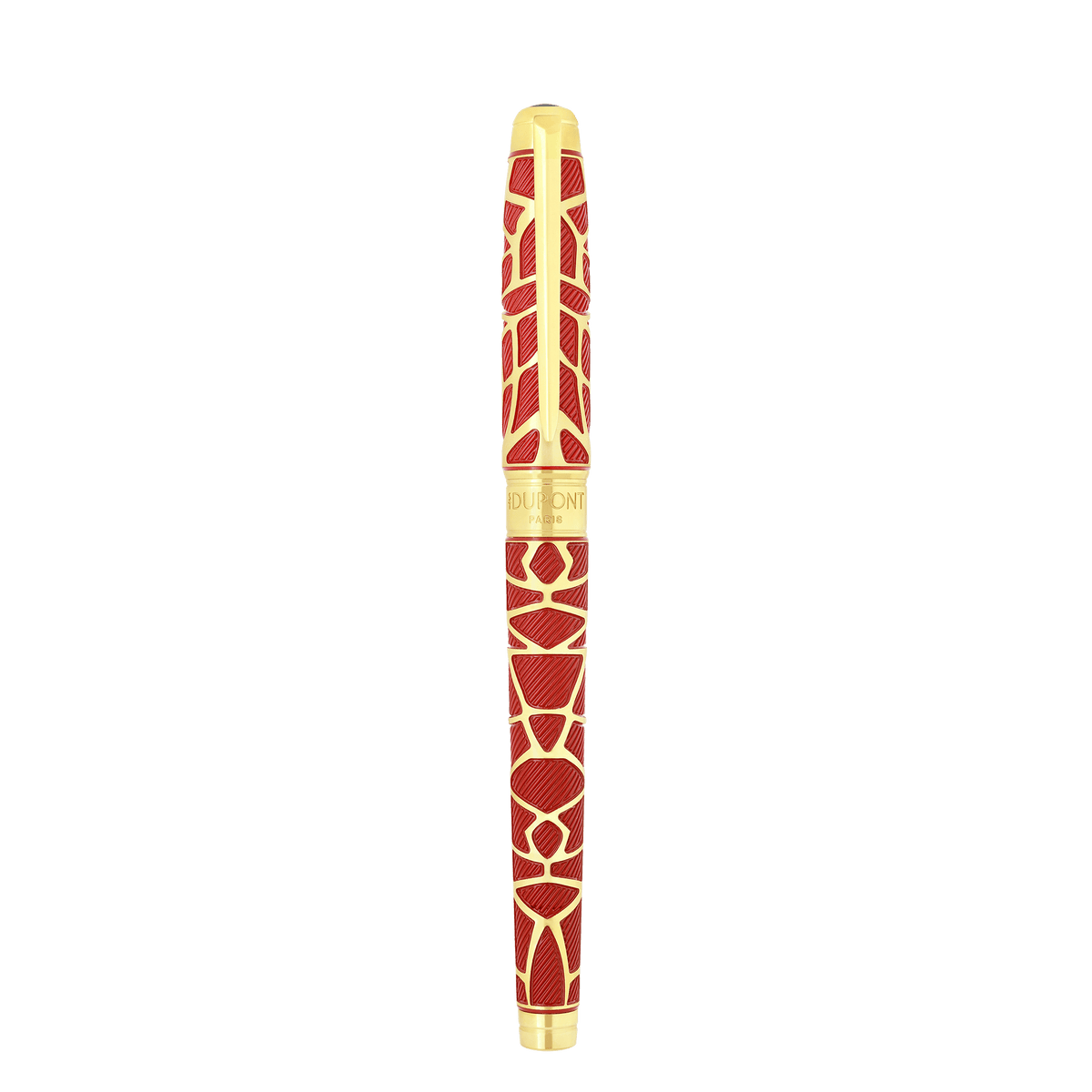 stylo roller color_red finition_golden Limited - edition_Orlinski 3 - S.T. Dupont France