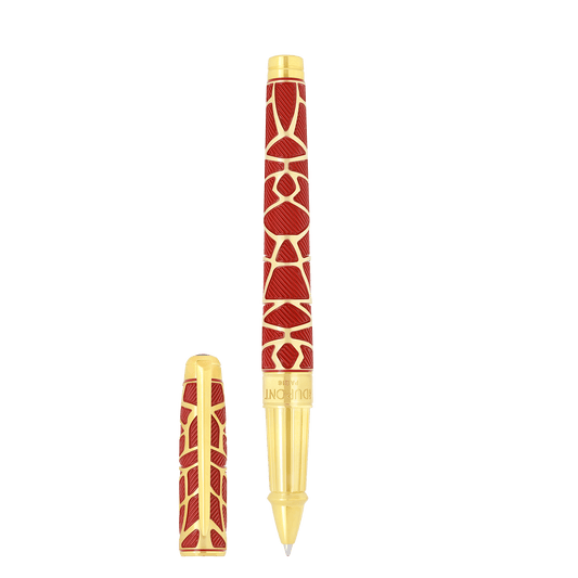 stylo roller color_red finition_golden Limited - edition_Orlinski 1 - S.T. Dupont France