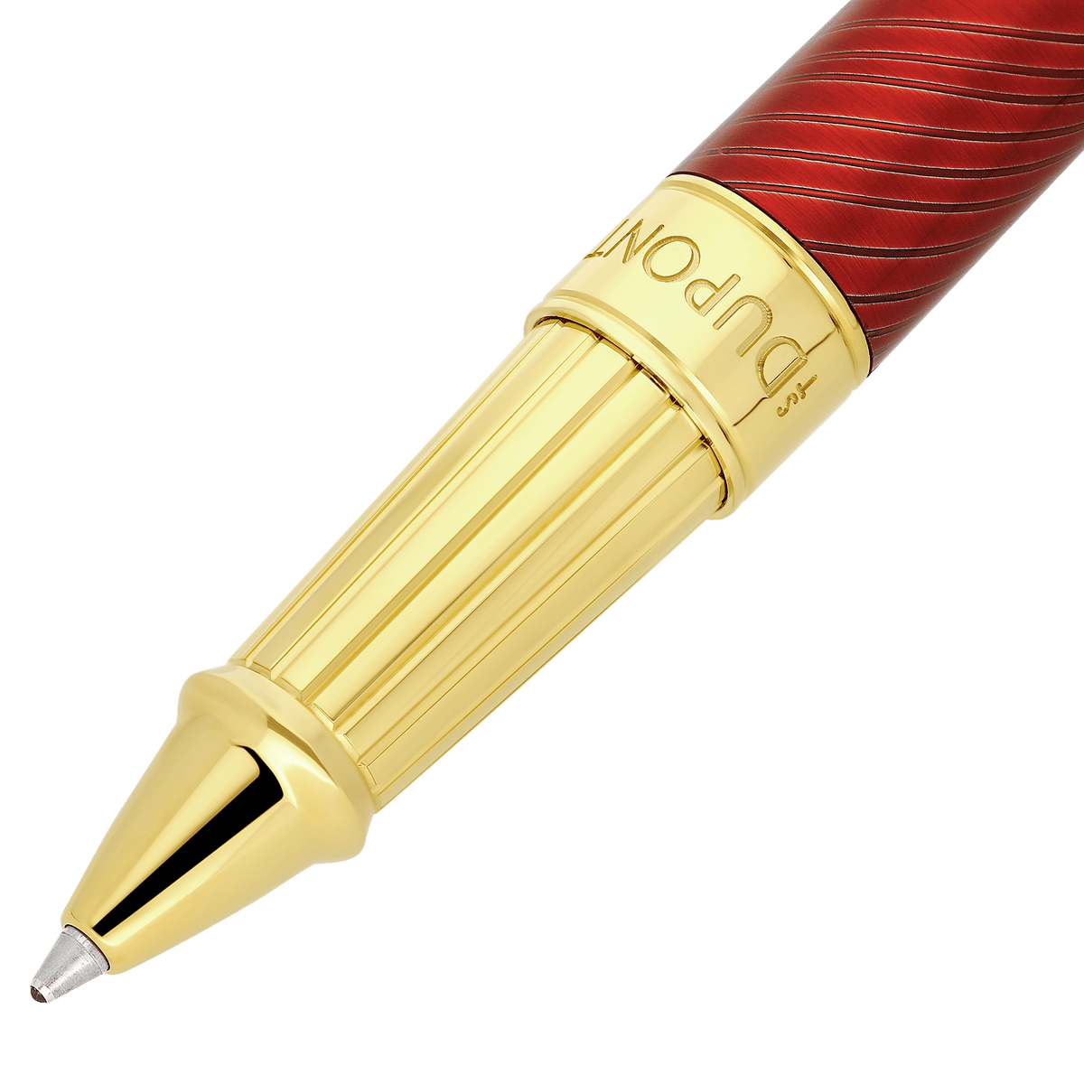 Roller large color_red finition_golden Limited - edition_Horse 2 - S.T. Dupont France