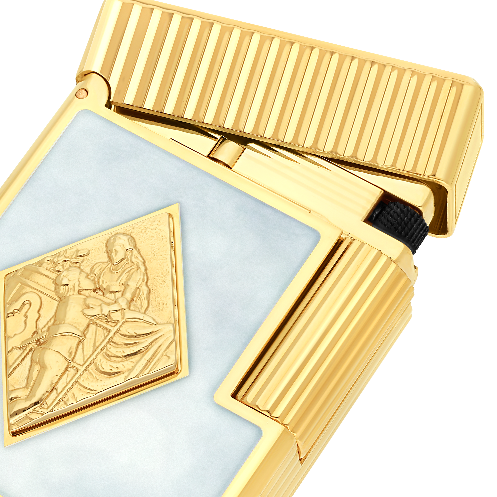 Briquet laqué