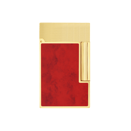 Briquet laqué art - of - fire Collection_Popote color_red 1 - S.T. Dupont France