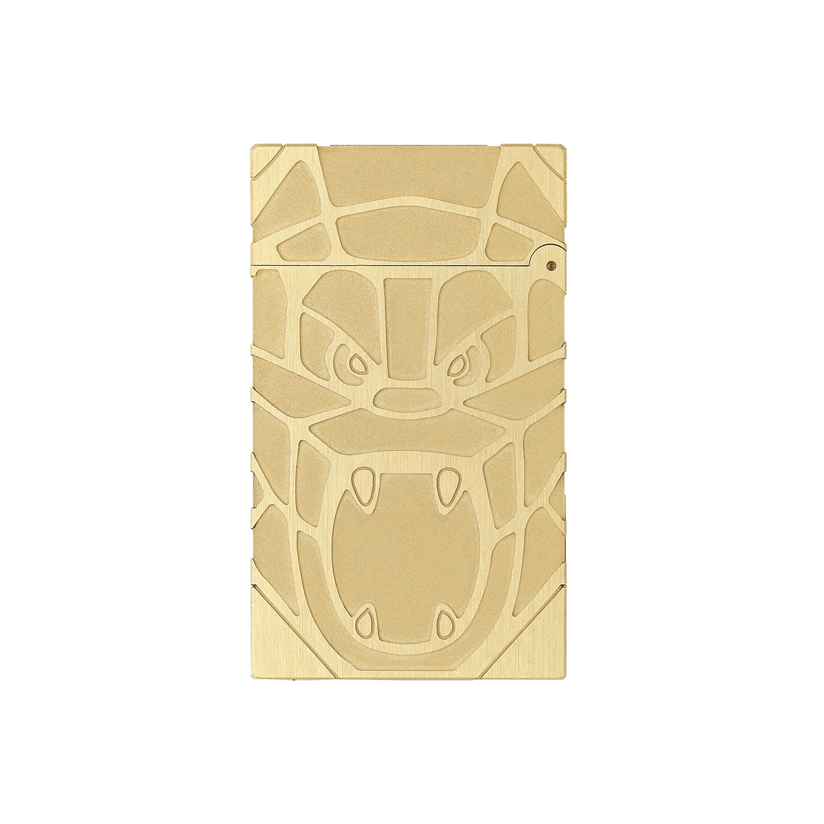 Briquet brossé color_gold finition_golden flame_double 3 - S.T. Dupont France