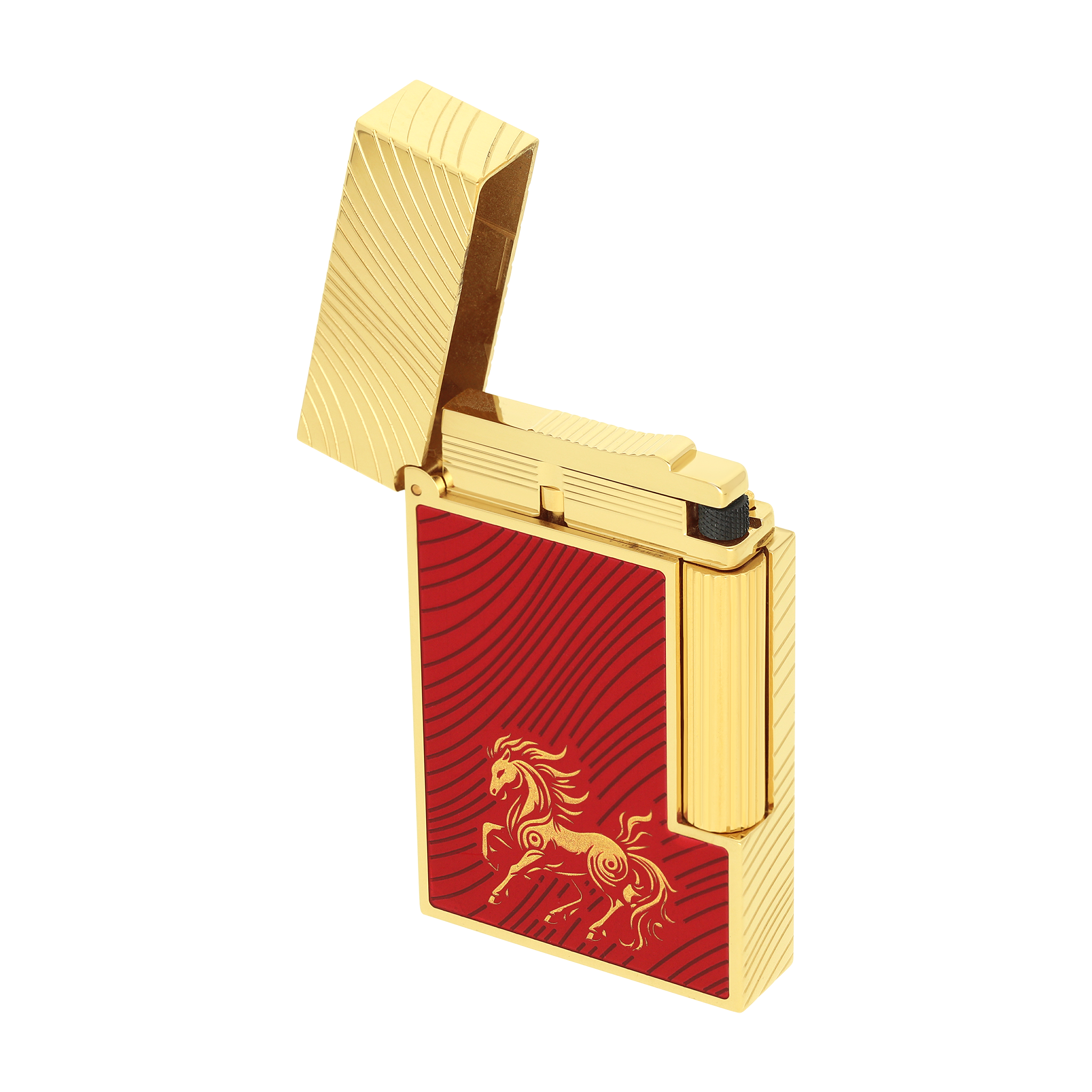 Briquet guilloché