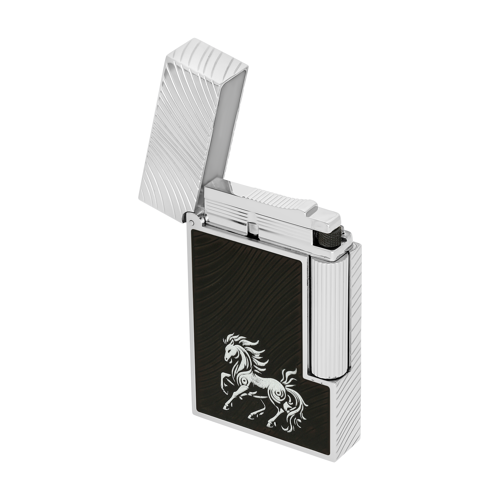 Briquet guilloché