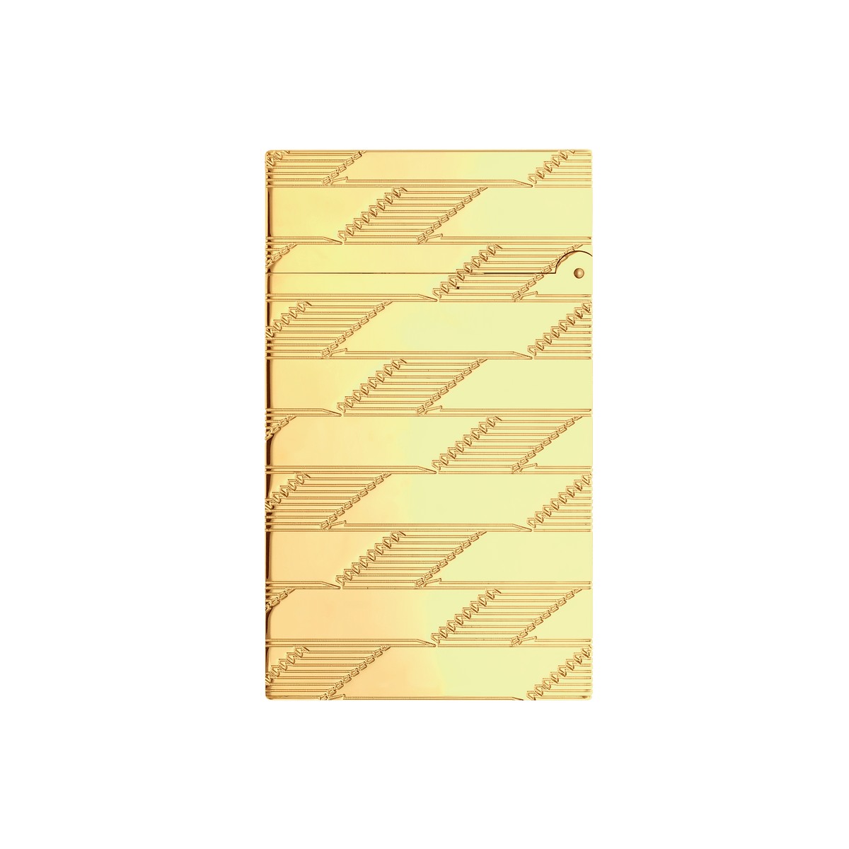 Briquet Guilloché art - of - fire Collection_Monogram color_golden 3 - S.T. Dupont France