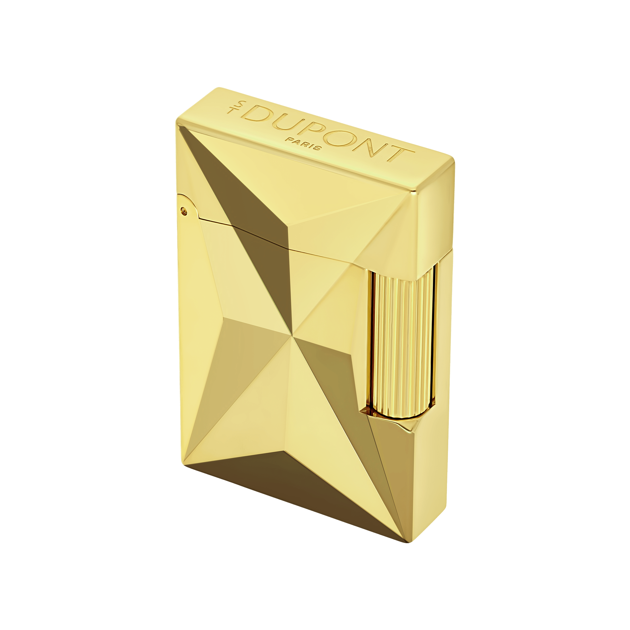 S.T. Dupont - Briquet Ligne 2 laque bleue et or jaune S.T. Dupont - Briquet Ligne 2 laque bleue et or jaune