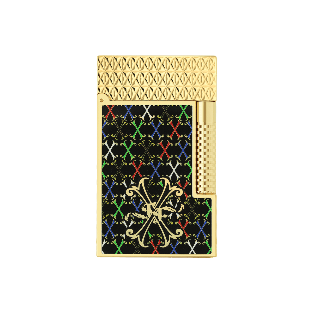 Briquet laqué art - of - fire Collection_Fuente color_multicolor 1 - S.T. Dupont France