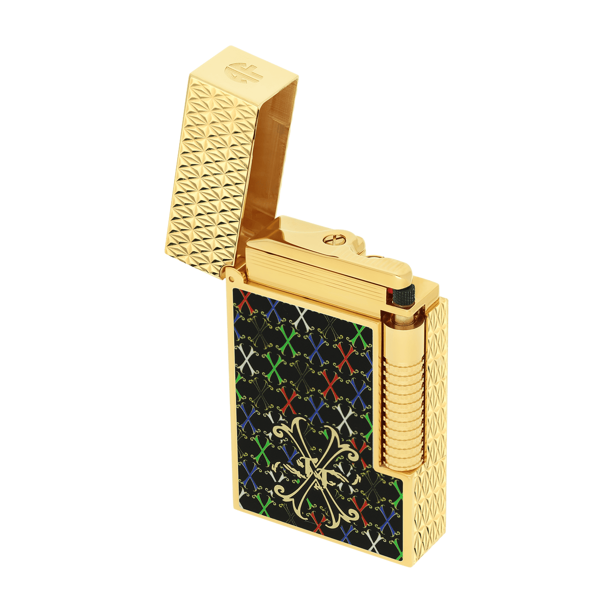 Briquet laqué art - of - fire Collection_Fuente color_multicolor 4 - S.T. Dupont France