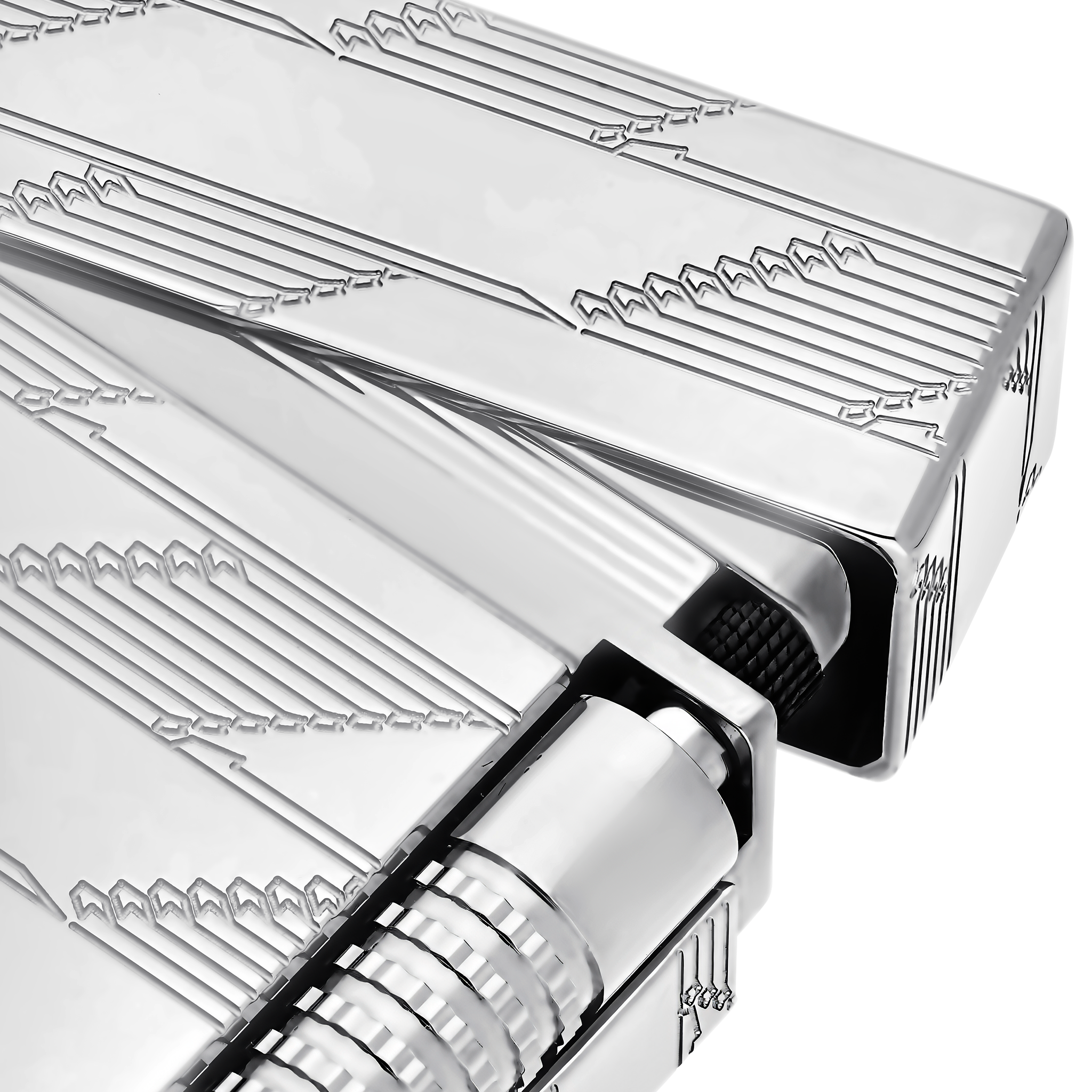 Briquet guilloché